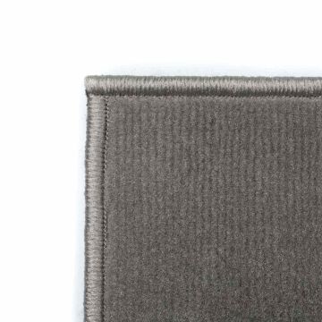 Tappeto Moderno con Motivi Circolari 80x150 cm Grigio