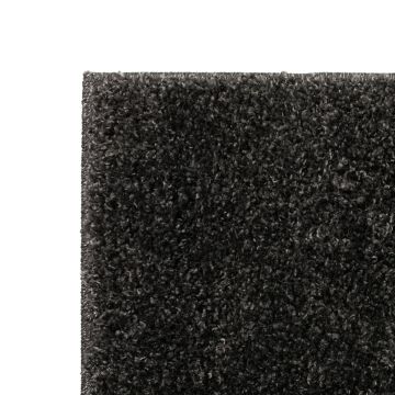 Tappeto Shaggy a Pelo Lungo 80x150 cm Antracite