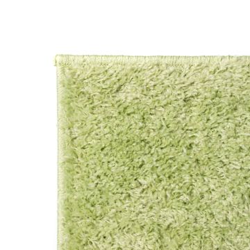 Tappeto Shaggy a Pelo Lungo 80x150 cm Verde
