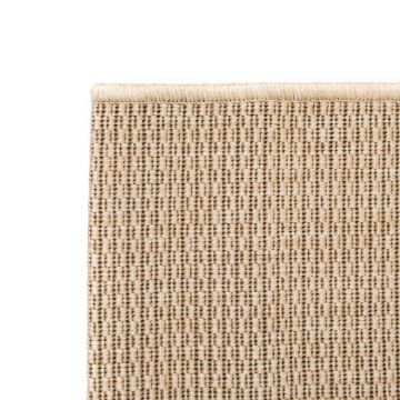 Tappeto da Interni/Esterni Effetto Sisal 80x150 cm Beige