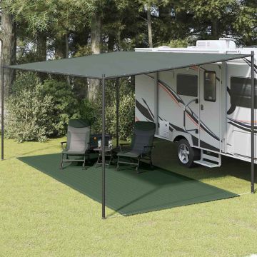 Tappeto da Tenda 250x500 cm in HDPE Verde