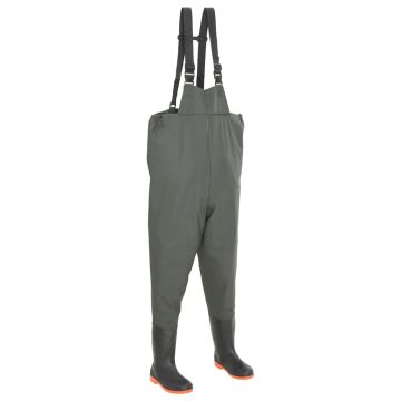 Pantaloni Impermeabili con Stivali Verdi Taglia 43