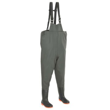 Pantaloni Impermeabili con Stivali Verdi Taglia 44