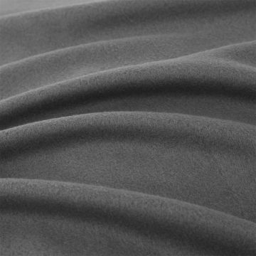 Lenzuola 2 pz in Pile di Poliestere 100x200 cm Antracite