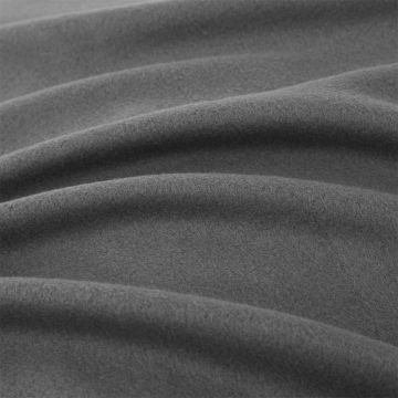 Lenzuola 2 pz in Pile di Poliestere 150x200 cm Antracite