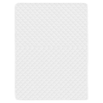 Coprimaterasso Trapuntato Bianco 160x200 cm Leggero