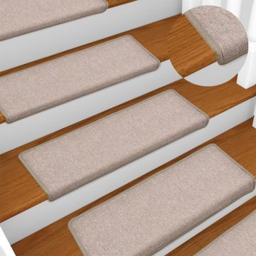 Tappetini per scale 15 pz 65x21x4 cm Talpa Bordo rettangolare