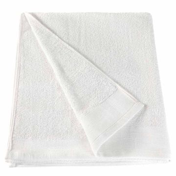 Asciugamani Doccia 2 pz Cotone 450 gsm 70x140 cm Bianchi