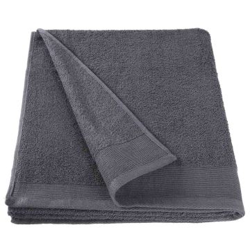 Asciugamani 2 pz in Cotone 450 gsm 50x100 cm Antracite
