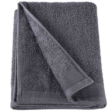 Asciugamani per Sauna 5 pz in Cotone 450 gsm 80x200cm Antracite