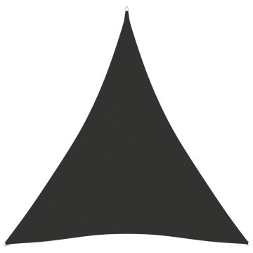 Parasole a Vela Oxford Triangolare 5x7x7 m Antracite