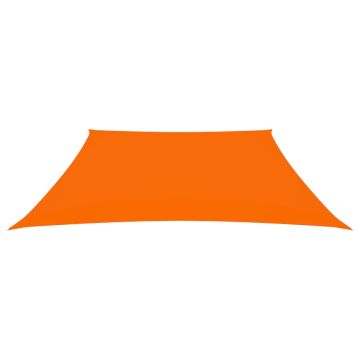 Parasole a Vela in Tela Oxford a Trapezio 3/4x3 m Arancione