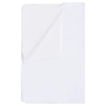 Coprimaterasso Impermeabili 2 pz in Cotone 60x120 cm Bianchi
