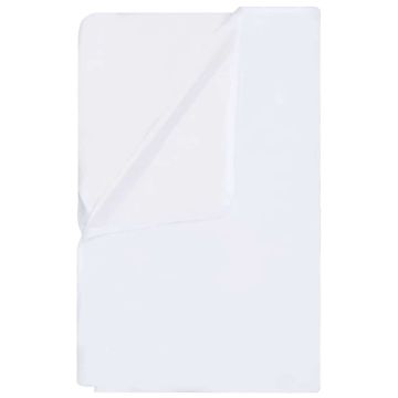 Coprimaterasso Impermeabili 2 pz in Cotone 70x140 cm Bianchi