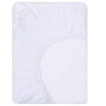 Lenzuola con Angoli Impermeabili 2 pz Cotone 200x200 cm Bianco
