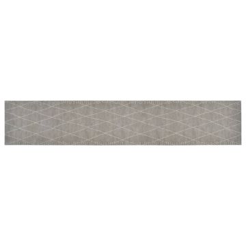 Tappeto da Cucina Lavabile Rombi 60x300 cm Velluto