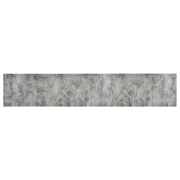 Tappeto da Cucina Lavabile Beton 60x300 cm Velluto