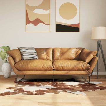 Tappeto Marrone e Bianco 120x170cm Mucca Lavabile