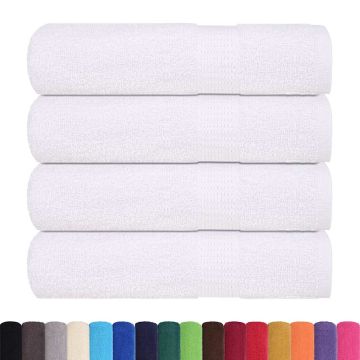 Asciugamani FROGN 4 pz Bianco 50x100 cm 360 g/m²