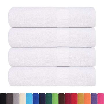 Asciugamani da bagno FROGN 4 pz Bianco 100x150 cm 360 g/m²