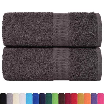 Asciugamani FROGN 2 pz Antracite 30x30 cm 360 g/m²