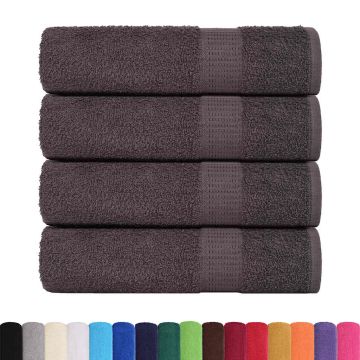 Asciugamani da doccia FROGN 4 pz Antracite 70x140 cm 360 g/m²