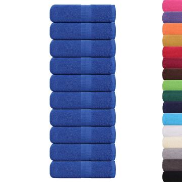 Asciugamani FROGN 10 pz Blu 30x30 cm 360 g/m²