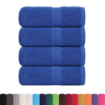 Asciugamani per ospiti FROGN 4 pz Blu 30x50 cm 360 g/m²