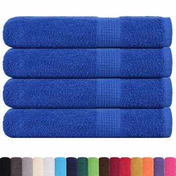 Asciugamani per sauna FROGN 4 pezzi Blu 80x200 cm 360 g/m²