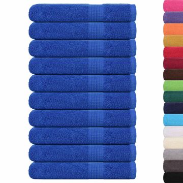 Asciugamani FROGN 10 pz Blu 100x200 cm 360 g/m²