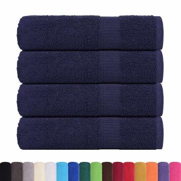 Asciugamani FROGN 4 pz Blu Navy 50x100 cm 360 g/m²
