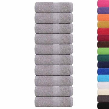 Asciugamani FROGN 10 pz Grigio 30x30 cm 360 g/m²