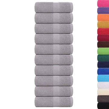 Asciugamani per ospiti FROGN 10 pz Grigio 30x50 cm 360 g/m²