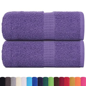 Asciugamani FROGN 2 pz Viola 30x30 cm 360 g/m²