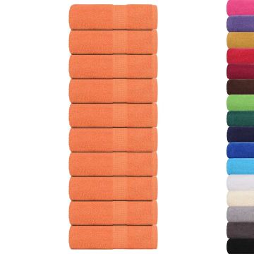 Asciugamani FROGN 10 pz Arancione 30x30 cm 360 g/m²