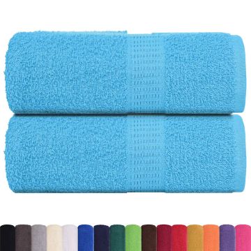 Asciugamani FROGN 2 pz Turchese 30x30 cm 360 g/m²