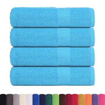 Asciugamani FROGN 4 pz Turchese 50x100 cm 360 g/m²