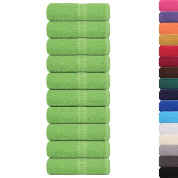 Asciugamani per ospiti FROGN 10 pz Verde mela 30x50 cm 360 g/m²