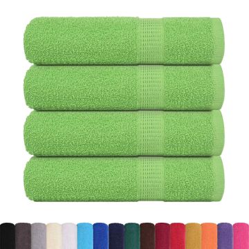 Asciugamani da bagno FROGN 4 pz Verde mela 100x150 cm 360 g/m²