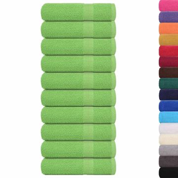 Asciugamani da bagno FROGN 10 pz Verde mela 100x150 cm 360 g/m²