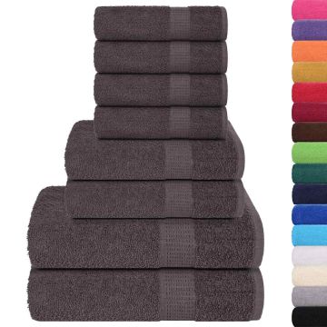 Set di asciugamani 8 pezzi FROGN Antracite 360 g/m²