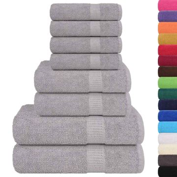 Set di asciugamani 8 pezzi FROGN Grigio 360 g/m²