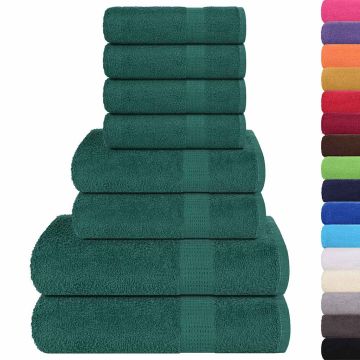Set di asciugamani 8 pezzi FROGN Verde 360 g/m²