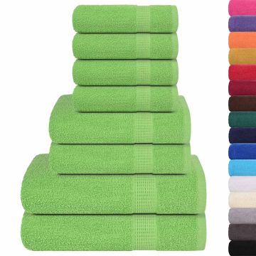 Set di asciugamani 8 pezzi FROGN Verde mela 360 g/m²