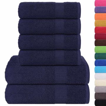 Set di asciugamani 6 pezzi FROGN blu navy 360 g/m²