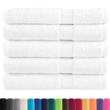 Asciugamani per sauna Premium SOLUND 50 pz Bianco 80x200 cm 600 g/m²