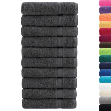 Asciugamani Premium SOLUND 50 pz Antracite 50x100 cm 600 g/m²
