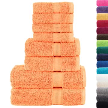Set ASciugamani SOLUND 8 pz Arancioni 600 gsm