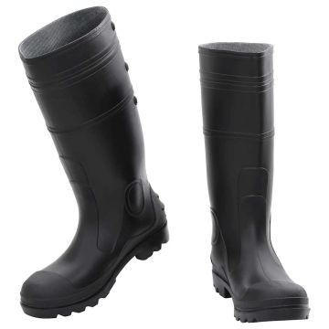 Stivali da Pioggia Neri Misura 43 in PVC