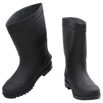 Stivali da Pioggia Neri Misura 43 in PVC